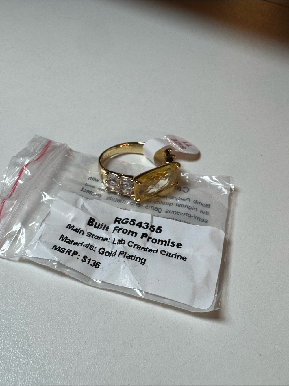 bomb party november 25 size 11 gold ring
